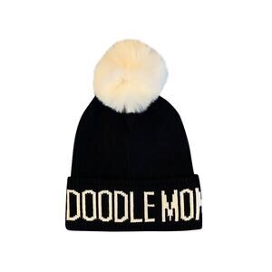 HatPhile Doodle Mom PomPom Knit Beanie – Cozy Toque Stocking for Doodle Lovers
